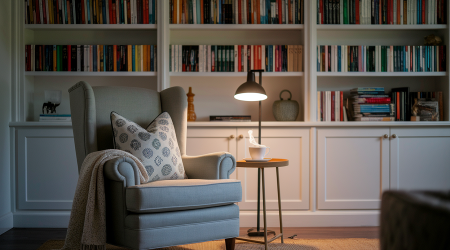 Comment aménager un coin lecture confortable et décoratif chez soi ?